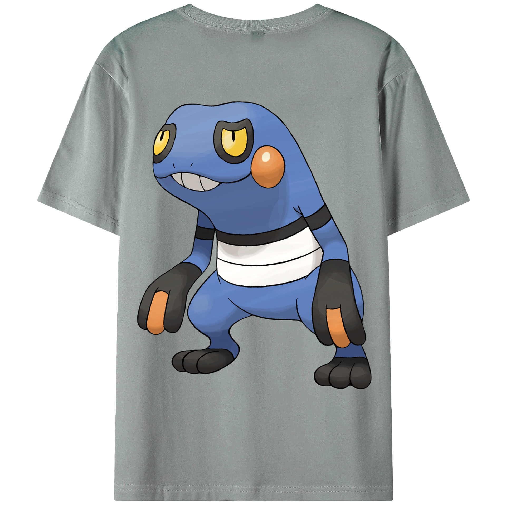 （画像用） ポケットモンスター Pokémon 綿100％ メンズ半袖Tシャツ（バックプリント） 通気性